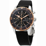 Breitling Superocean Heritage Chronograph 44 Black Dial Black Mesh Bracelet Watch for Men - U13313121B1S1