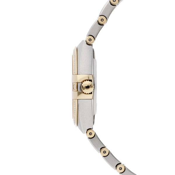 Omega Constellation Quartz Diamonds Blue Dial Two Tone Steel Strap Watch for Women - 131.20.25.60.53.002