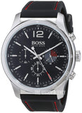 Hugo Boss Professional Black Dial Black Silicone Strap Watch for Men - 1513525