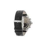 Hugo Boss Ikon Black Dial Black Leather Strap Watch for Men - 1513178