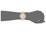 Michael Kors Darci Rose Gold Dial Two Tone Steel Strap Watch for Women - MK4327