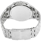 Fossil Forrester Chronograph Blue Dial Silver Steel Strap Watch for Men - FS5605