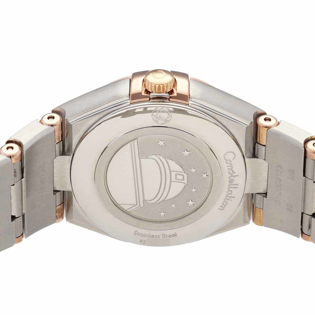 Omega Constellation Quartz Diamonds Mother of Pearl Dial Two Tone Steel Strap Watch for Women - 131.25.25.60.55.001