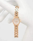 Tory Burch Reva Rose Gold Dial Rose Gold Steel Strap Watch for Women - TBW4043
