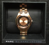 Marc Jacobs Henry Rose Gold Dial Rose Gold Steel Strap Watch for Women - MBM3293