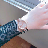 Michael Kors Gabbi Rose Gold Dial Rose Gold Steel Strap Watch For Women - MK3986