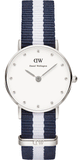 Daniel Wellington Classy Glasgow White Dial Two Tone NATO Strap Watch For Women - DW00100074