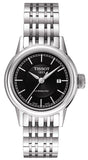 Tissot Carson Automatic Black Dial Silver Steel Strap Watch For Women - T085.207.11.051.00