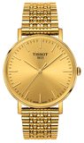 Tissot T Classic Everytime Medium Gold Dial Gold Mesh Bracelet Watch For Men - T109.410.33.021.00