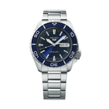 Seiko 5 Sports Automatic Blue Dial Silver Steel Strap Watch for Men - SRPK97K1