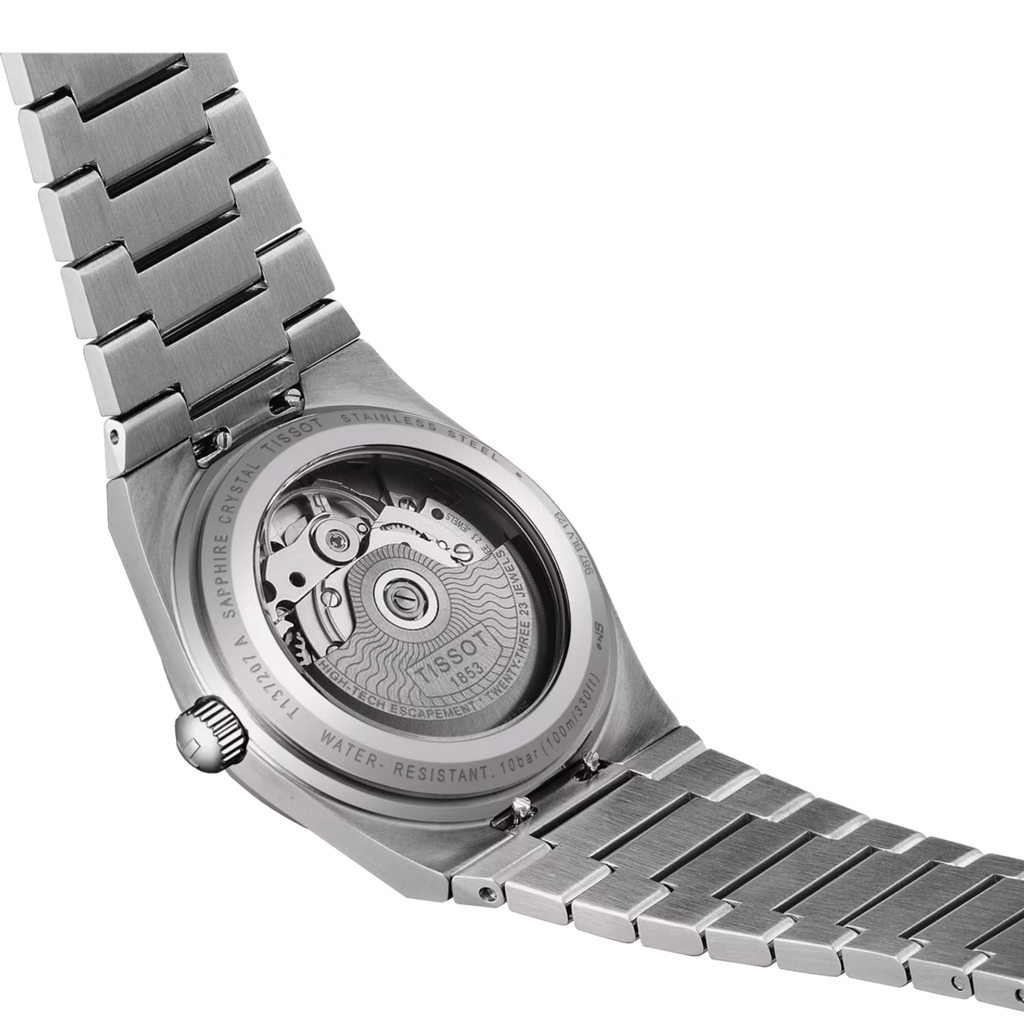 Tissot PRX Powermatic 80 Blue Dial Silver Steel Strap Watch for Men - T137.207.11.041.00