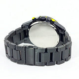 Marc Jacobs Rock Chronograph Black Dial Black Steel Strap Watch for Men - MBM5026