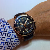 Tissot Seastar 1000 Chronograph Black Dial Black Rubber Strap Watch For Men - T120.417.37.051.00