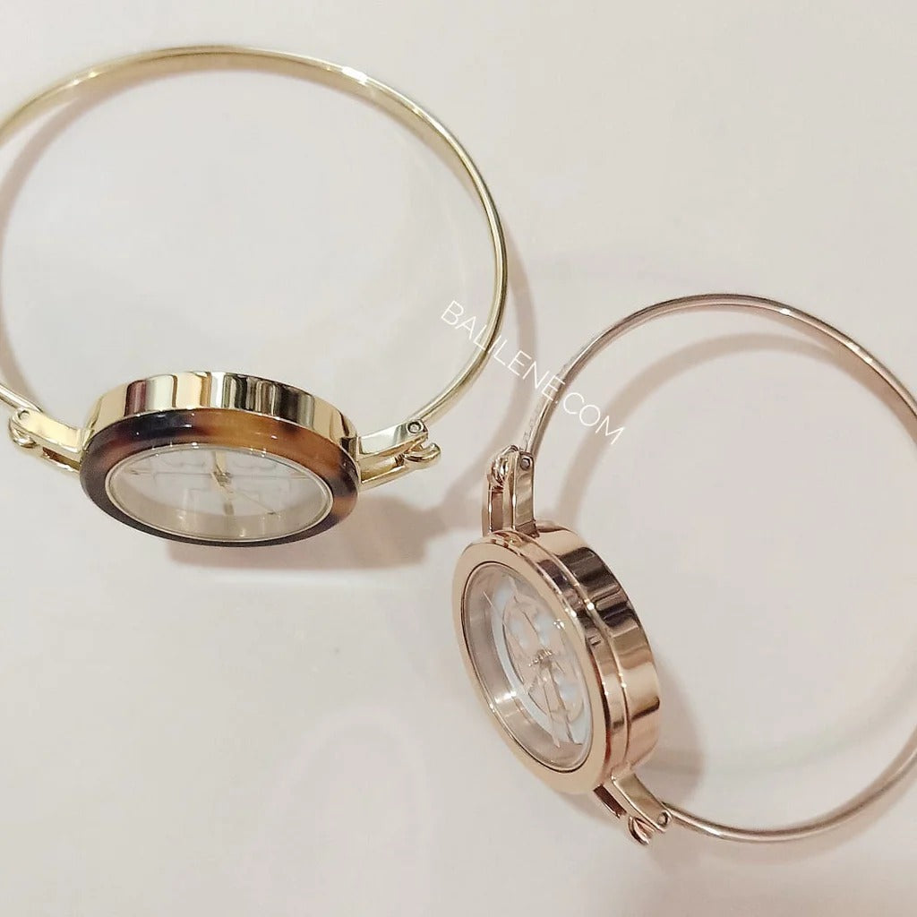 Tory Burch Riva Rose Gold Dial Rose Gold Steel Strap Watch for Women - TBW4037