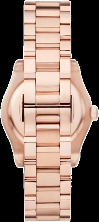 Emporio Armani Federica Analog Mother of Pearl Dial Rose Gold Steel Strap Watch for Women - AR11558