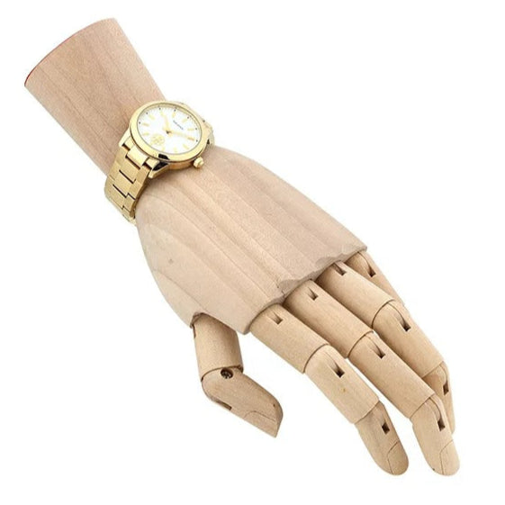 Tory Burch Collins White Dial Gold Steel Strap Watch for Women - TBW1300