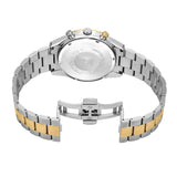 Emporio Armani Racer Chronograph Black Dial Two Tone Steel Strap Watch for Men - AR11678