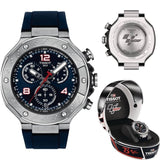 Tissot T Race Moto GP Limited Edition Chronograph Blue Dial Blue Rubber Strap Watch for Men - T141.417.17.047.00