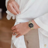 Versace Hellenyium Grey Dial Two Tone Steel Strap Watch for Women - VEHU00520