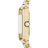 Emporio Armani Genni Crystals Gold Dial Gold Steel Strap Watch for Women  - AR11663