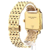 Tory Burch Robinson White Dial Gold Steel Strap Watch for Women - TBW1500