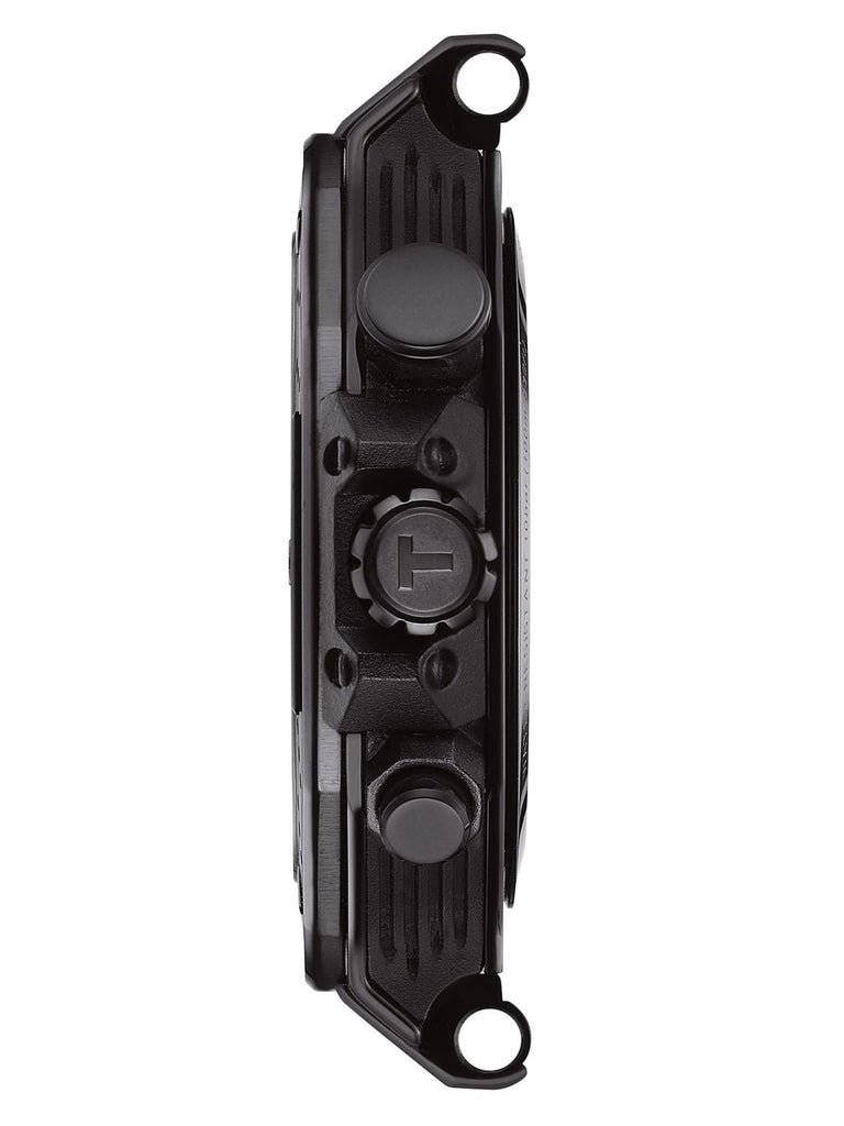 Tissot T-Race Chronograph Black Dial Black Rubber Strap Watch for Men - T141.417.37.061.00