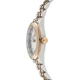 Versace V-Code Analog White Dial Two Tone Steel Strap Watch for Women - VE8I00624