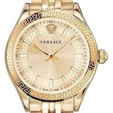 Versace Virtus Quartz Gold Dial Gold Steel Strap Watch for Women - VEHU00720