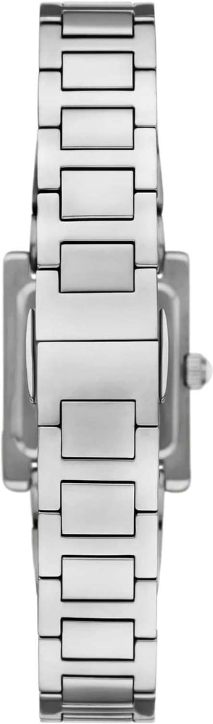 Emporio Armani Genni Analog Mother of Pearl Dial Silver Steel Strap Watch for Women - AR11662