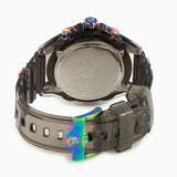 Versace Icon Active Chronograph Black Dial Grey Silicone Strap Watch for Men - VEZ701022