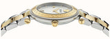 Versace Reve Analog White Dial Two Tone Steel Strap Watch for Women - VE8B00724