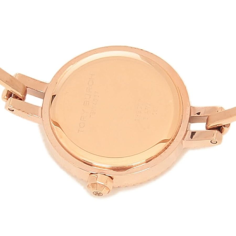 Tory Burch Riva Rose Gold Dial Rose Gold Steel Strap Watch for Women - TBW4037