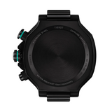 Tissot T Race Chronograph Black Dial Green Rubber Strap Watch for Men - T141.417.37.051.01