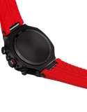 Tissot T Race Chronograph Black Dial Red Rubber Strap Watch for Men - T141.417.37.061.01