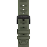Tissot T Race Chronograph Black Dial Green Rubber Strap Watch for Men - T141.417.37.061.02