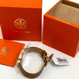 Tory Burch Robinson White Dial Brown Leather Strap Watch for Women - TBW1503