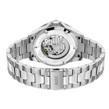 Hugo Boss Troper Chronograph Automatic Black Dial Silver Steel Strap Watch for Men - 1514202