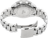 Seiko Prospex Solar Chronograph 1969 Re-interpretation Orange Dial Silver Steel Strap Watch for Men - SSC947