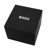 Hugo Boss Trace Chronograph Blue Dial Brown Leather Strap Watch for Men - 1514002