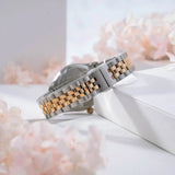 Versace Hellenyium Quartz Green Dial Two Tone Steel Strap Watch for Women - VE2S00422