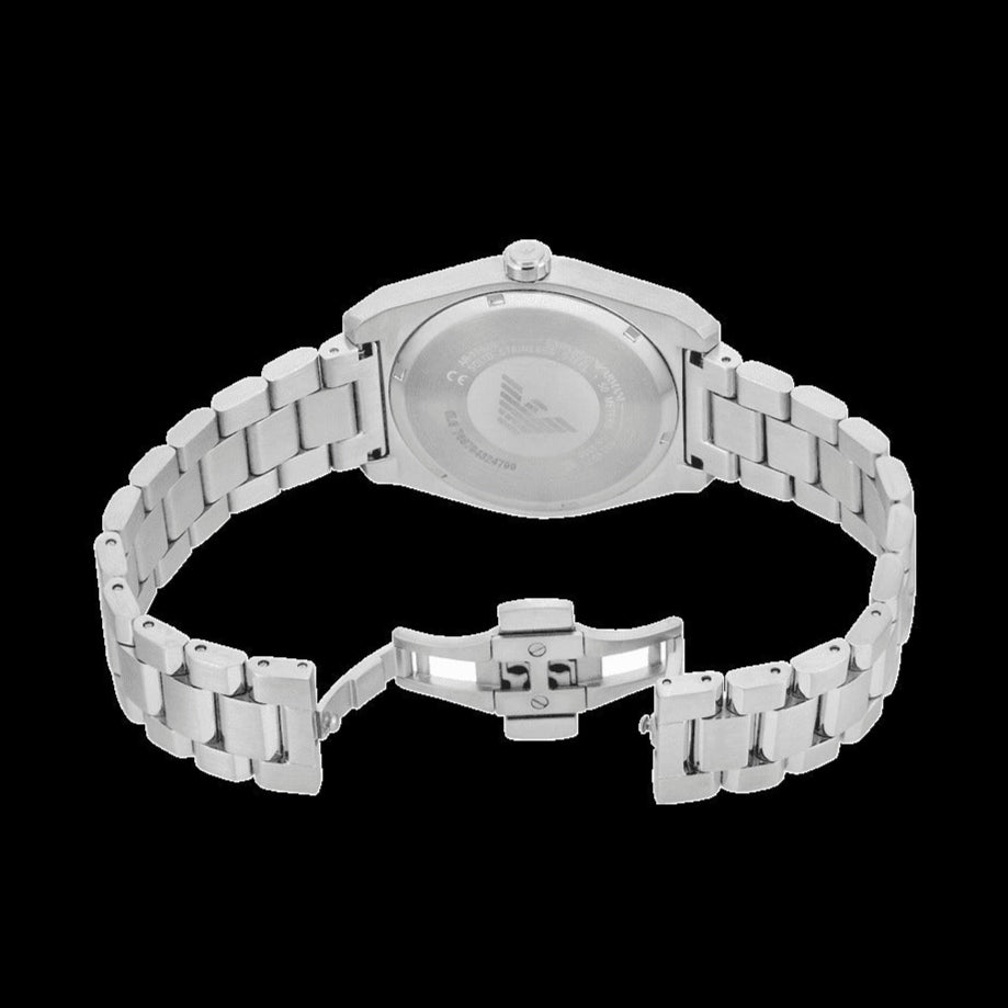 Emporio Armani Frederico Analog Blue Dial Silver Steel Strap Watch for Men - AR11620