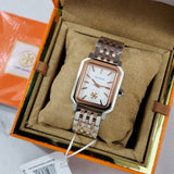 Tory Burch Robinson White Dial Two Tone Steel Strap Watch for Women - TBW1509