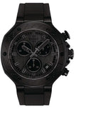 Tissot T-Race Chronograph Black Dial Black Rubber Strap Watch for Men - T141.417.37.061.00