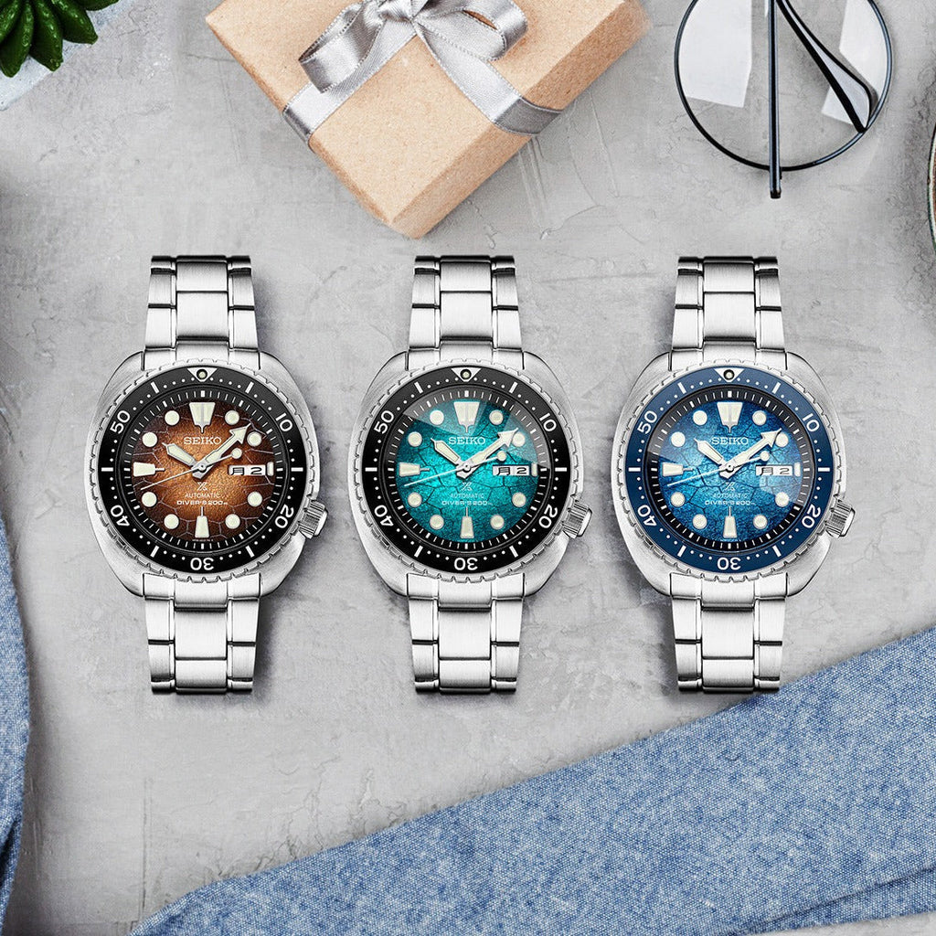 Seiko US Special Edition Automatic Green Dial Silver Steel Strap Watch for Men - SRPH57