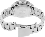 Seiko Prospex Speedtimer Solar Chronograph Yellow Dial Silver Steel Strap Watch for Men - SSC929