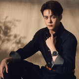 Emporio Armani World Explorer Chronograph Blue Dial Silver Steel Strap Watch for Men - AR11681