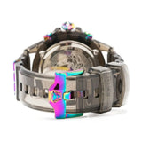 Versace Icon Active Chronograph Black Dial Grey Silicone Strap Watch for Men - VEZ701022