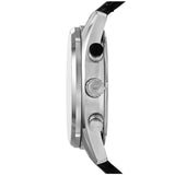 Emporio Armani Racer Chronograph Black Dial Black Leather Strap Watch for Men - AR11635