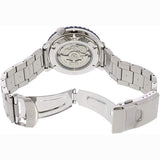 Seiko 5 Sports Automatic Blue Dial Silver Steel Strap Watch for Men - SRPC63J1