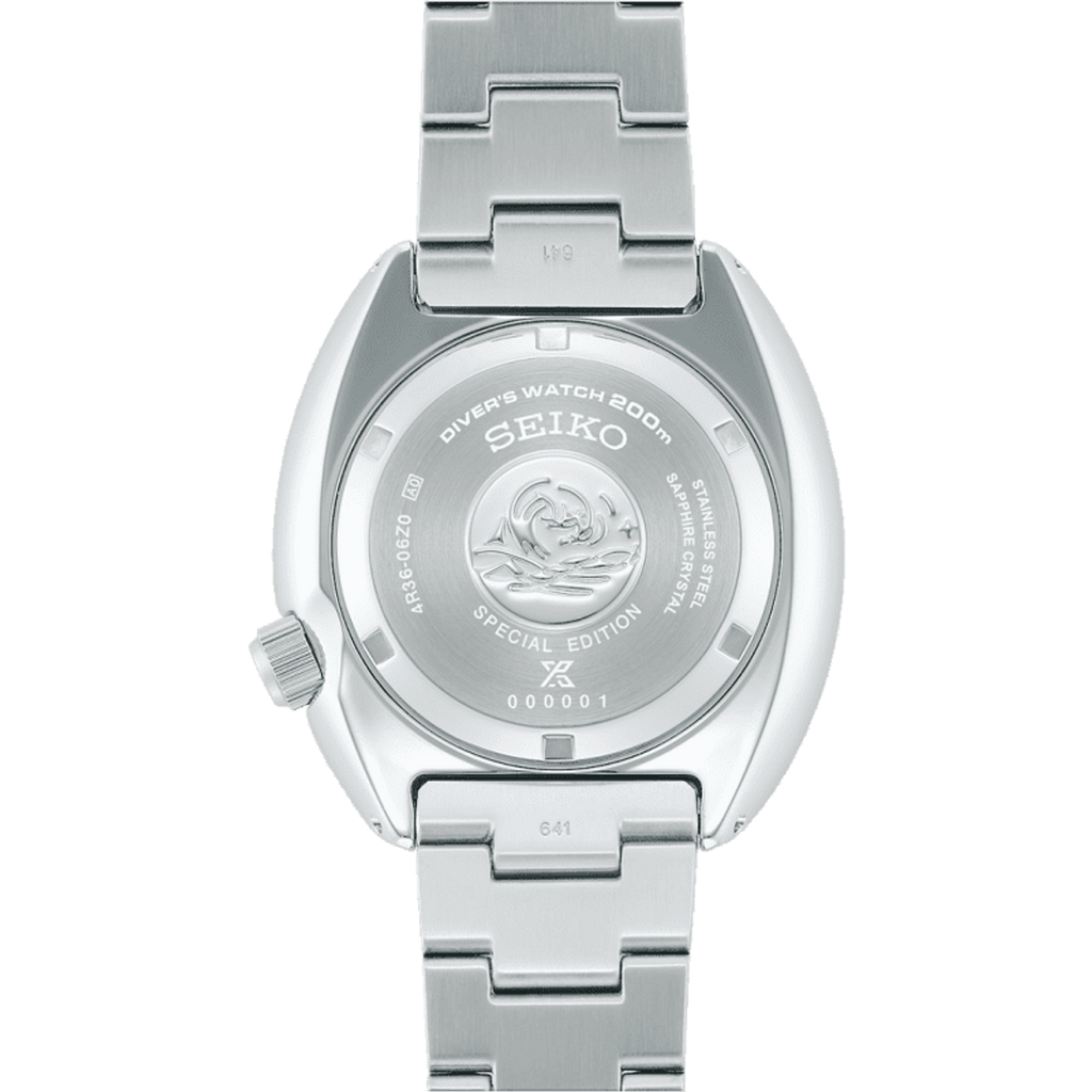 Seiko Prospex US Special Edition King Turtle Automatic Brown Dial Silver Steel Strap Watch for Men - SRPH55